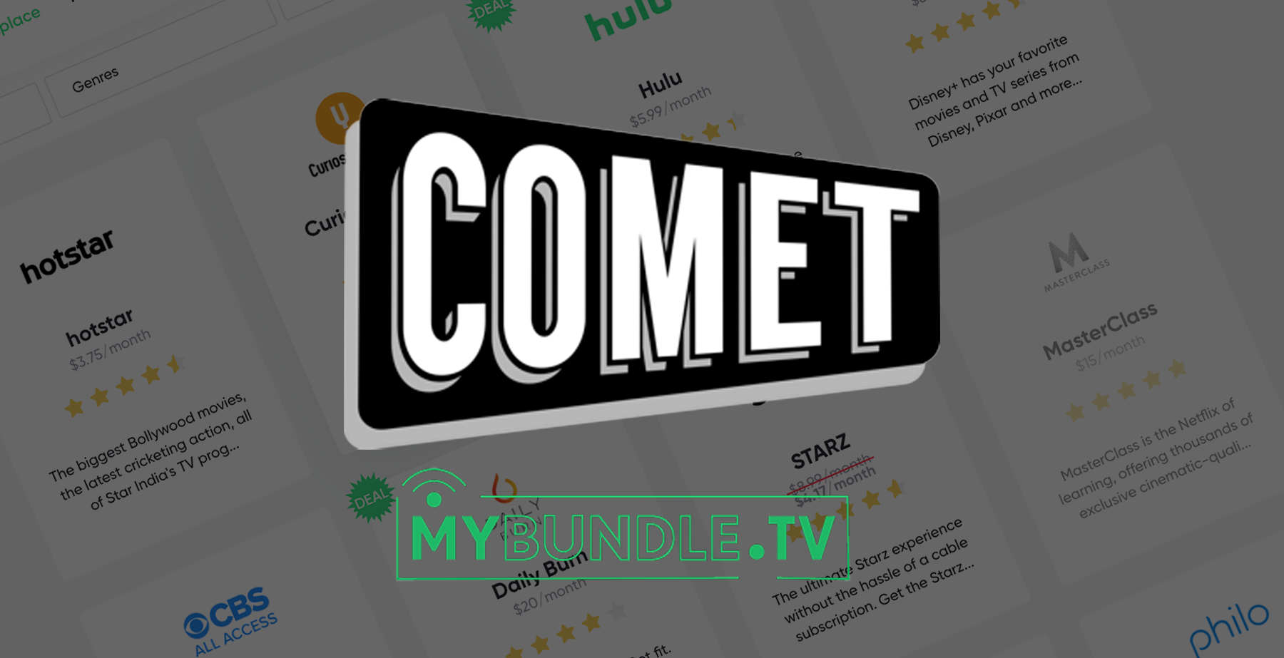 Comet TV Free Ad-Supported Service &amp; Features | MyBundle